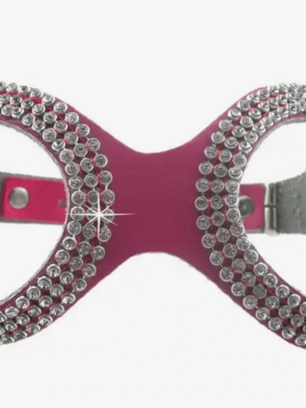 New Handmade bling leather dog harnesses